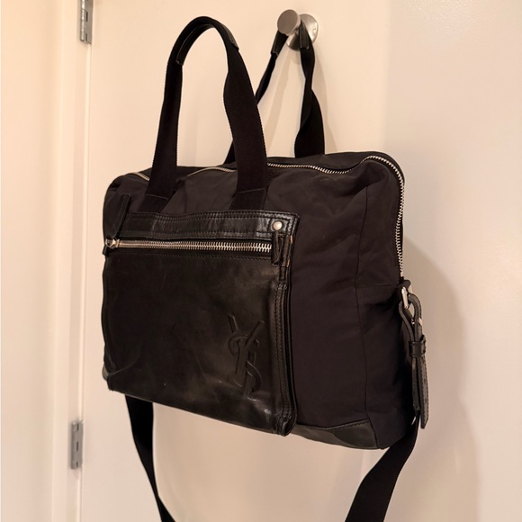 Vintage Yves Saint Laurent Black Tote Bag - Picture 2 of 7